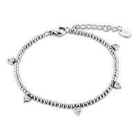 Bracciale Brand Donna Sospiri in Acciaio Cristallo 14BR040W - 14BR040W